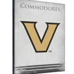 Vanderbilt University 15x20 Logo Canvas Wall Art