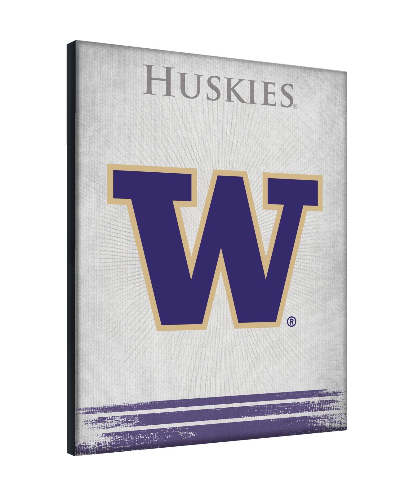 University of Washington 15x20 Logo Canvas Wall Art 2 University of Washington 15x20 Logo Canvas Wall Art - Image 2
