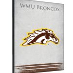 Western Michigan University 24x32 Logo Canvas Wall Art 4 Western Michigan University 24x32 Logo Canvas Wall Art