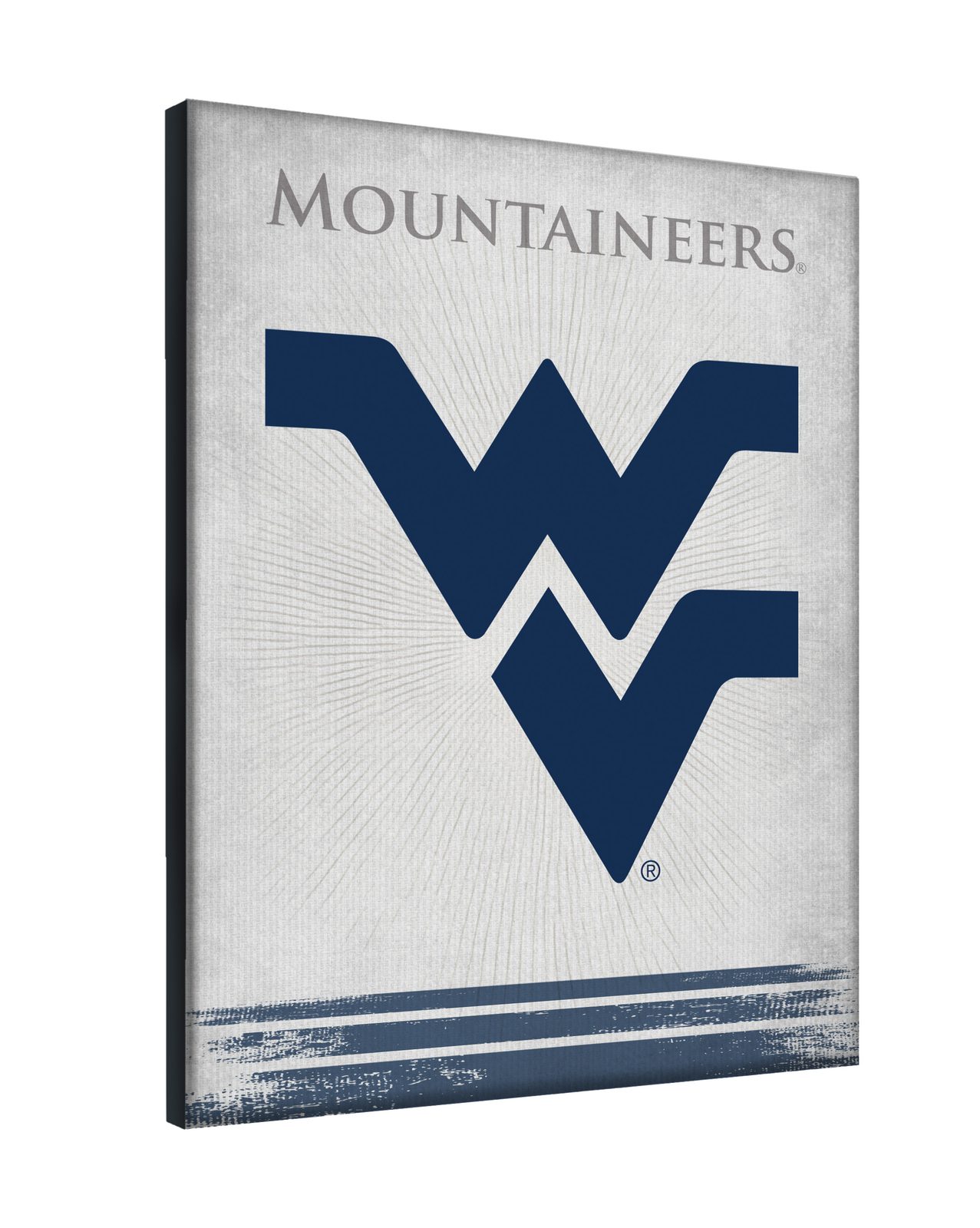 West Virginia University 15x20 Logo Canvas Wall Art 2 West Virginia University 15x20 Logo Canvas Wall Art - Image 2