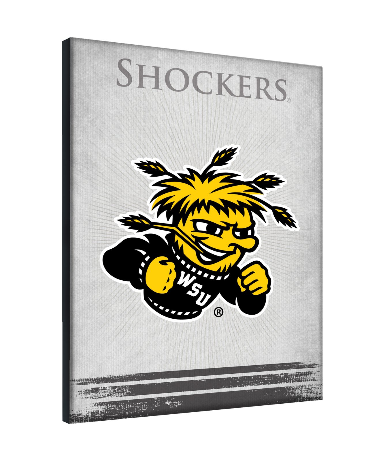 Wichita State University 15x20 Logo Canvas Wall Art 2 Wichita State University 15x20 Logo Canvas Wall Art - Image 2