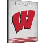 University of Wisconsin (W) 24x32 Logo Canvas Wall Art 4 University of Wisconsin (W) 24x32 Logo Canvas Wall Art