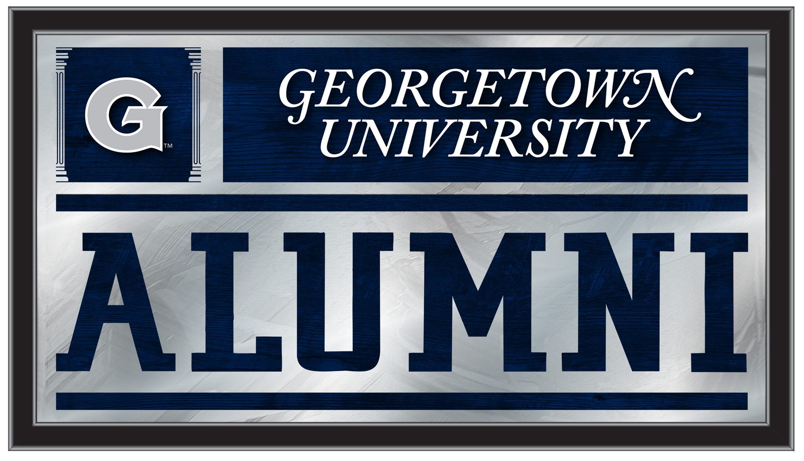 Georgetown 26x15 Alumni Wall Mirror 1 Georgetown 26x15 Alumni Wall Mirror