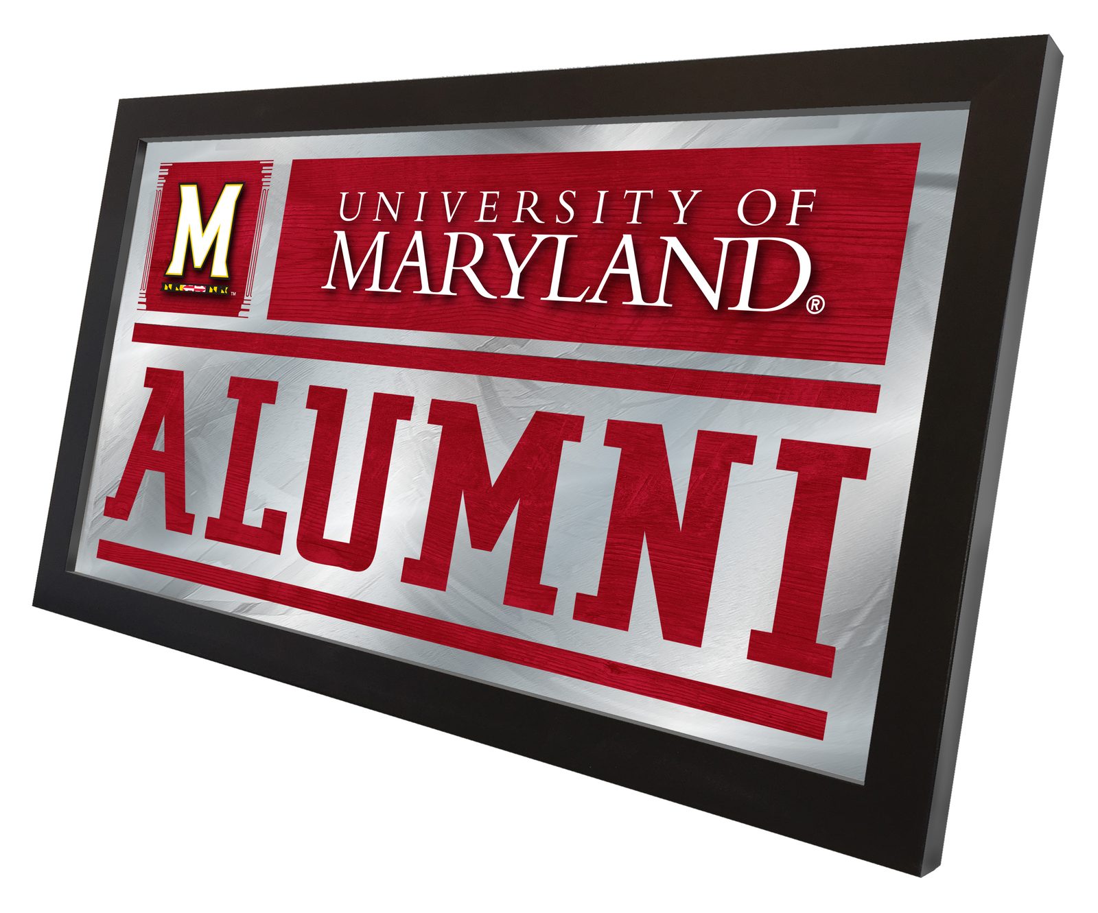 University of Maryland 26x15 Alumni Wall Mirror 2 University of Maryland 26x15 Alumni Wall Mirror - Image 2