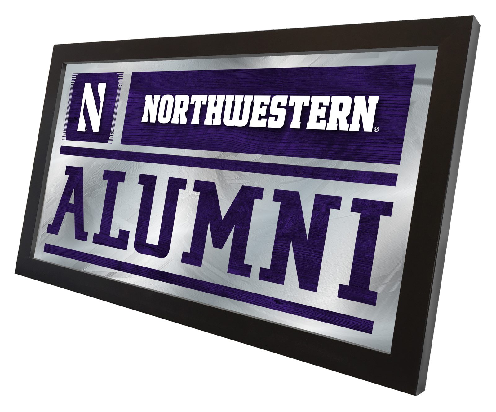 Northwestern University 26x15 Alumni Wall Mirror 2 Northwestern University 26x15 Alumni Wall Mirror - Image 2