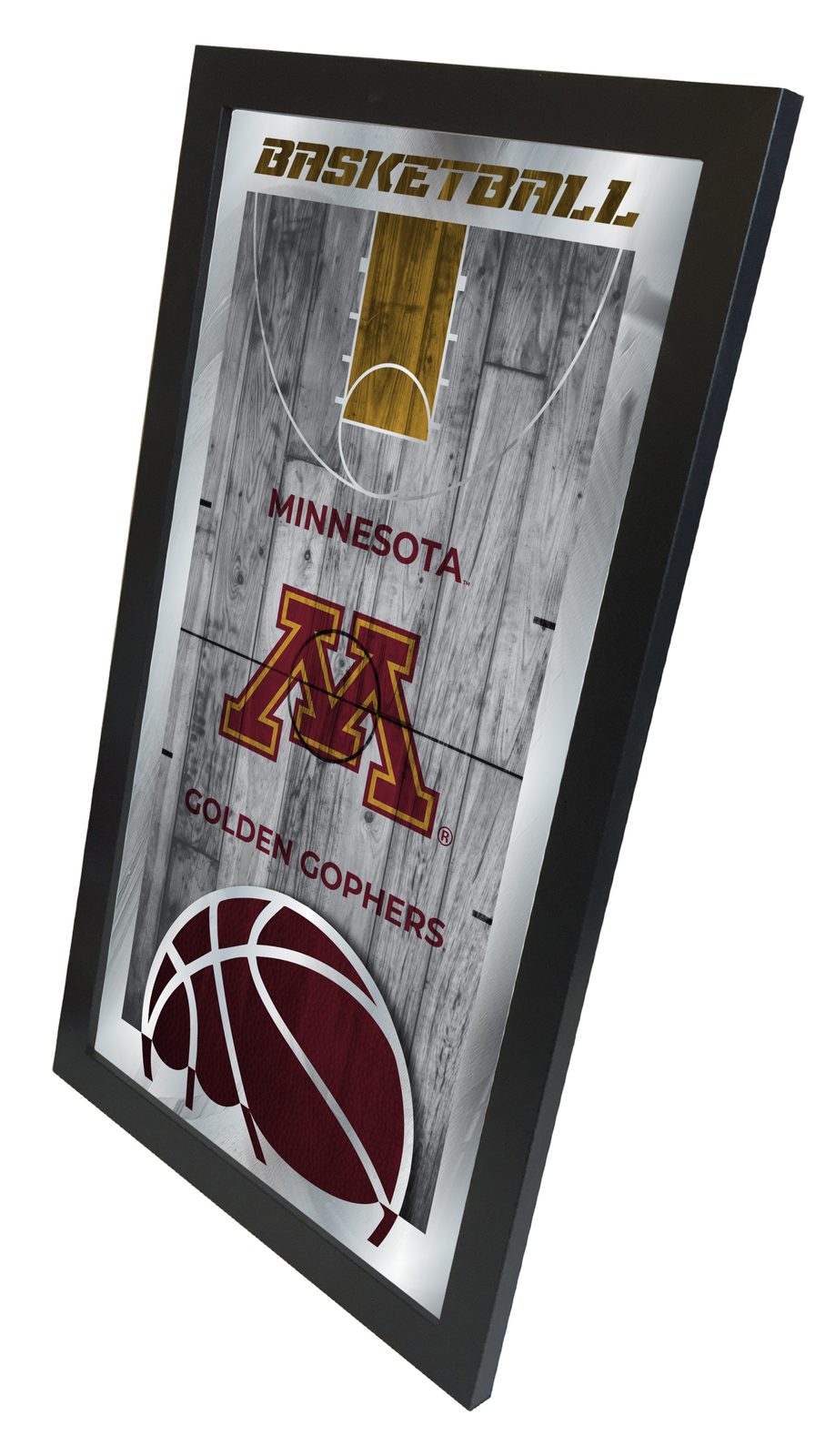 University of Minnesota 15x26 Basketball Wall Mirror 2 University of Minnesota 15x26 Basketball Wall Mirror - Image 2