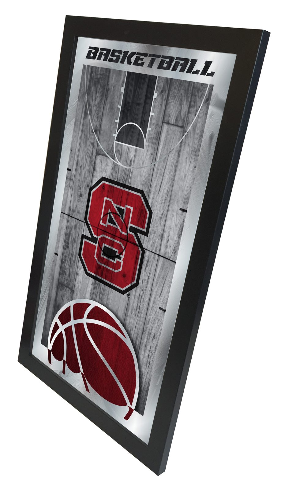 North Carolina State University 15x26 Basketball Wall Mirror 2 North Carolina State University 15x26 Basketball Wall Mirror - Image 2