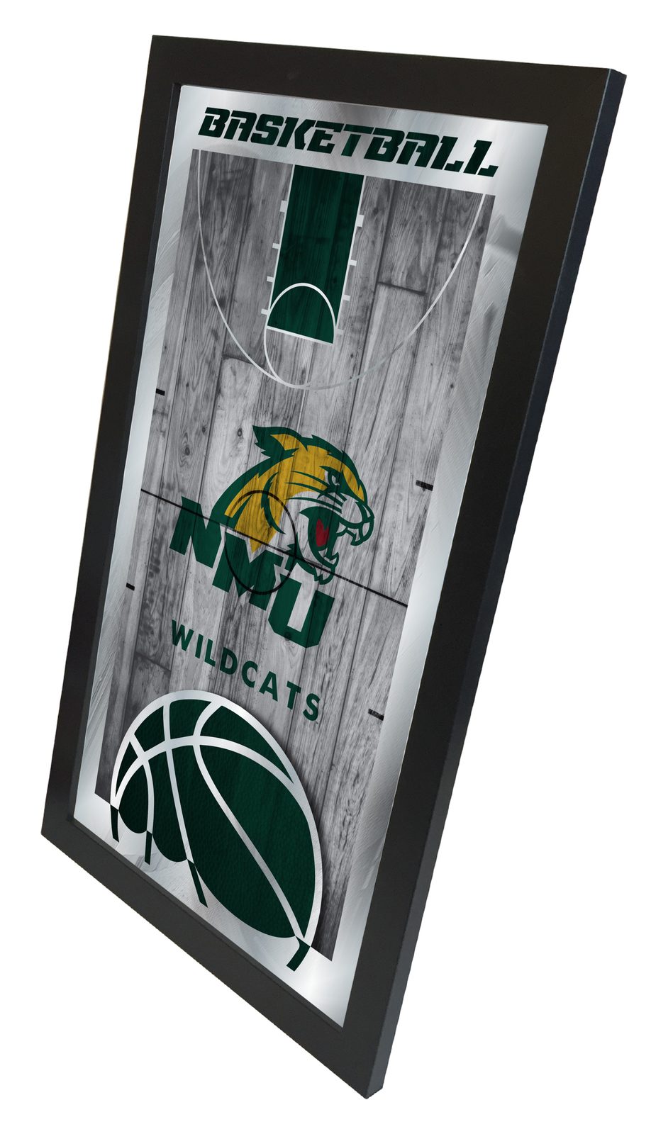 Northern Michigan University 15x26 Basketball Wall Mirror 2 Northern Michigan University 15x26 Basketball Wall Mirror - Image 2