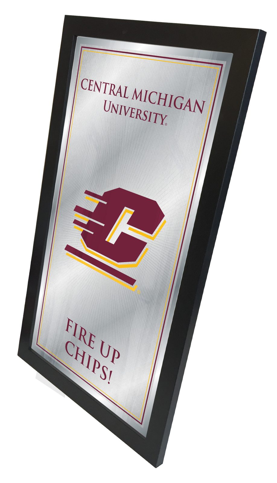 Central Michigan University 26x15 Fight Song Wall Mirror 2 Central Michigan University 26x15 Fight Song Wall Mirror - Image 2