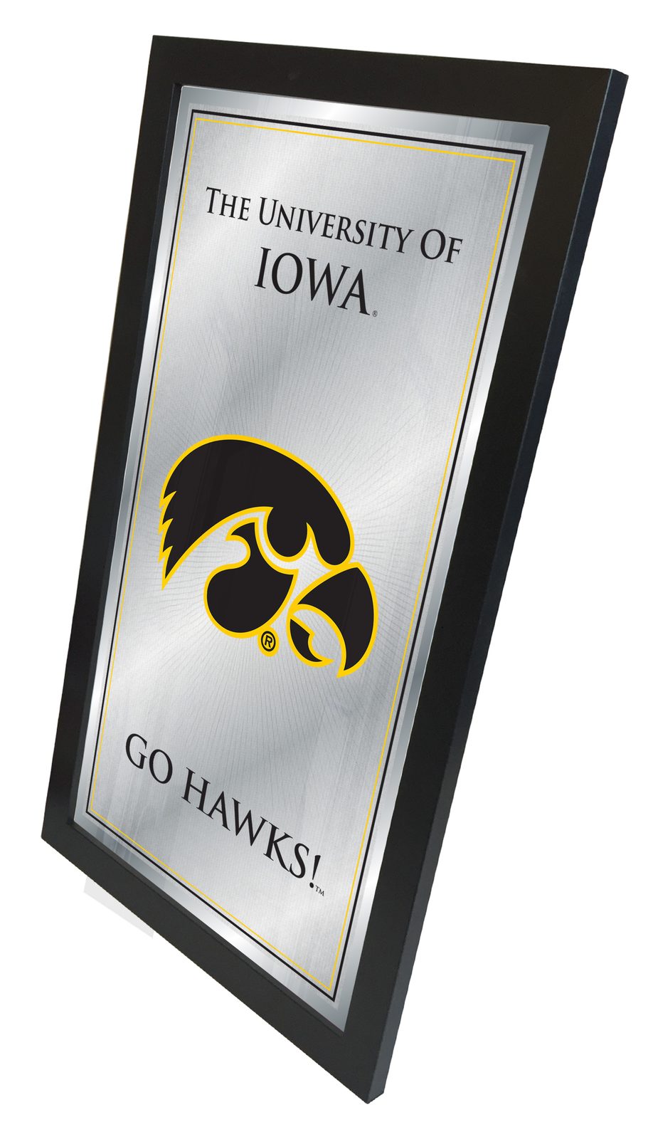 University of Iowa 26x15 Fight Song Wall Mirror 2 University of Iowa 26x15 Fight Song Wall Mirror - Image 2