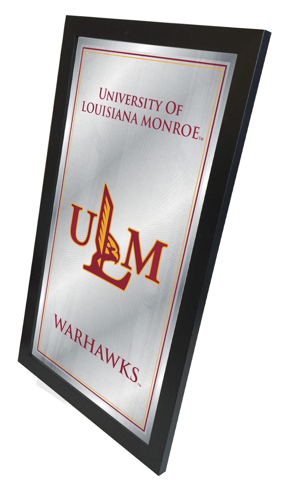 University of Louisiana at Monroe 26x15 Fight Song Wall Mirror 2 University of Louisiana at Monroe 26x15 Fight Song Wall Mirror - Image 2