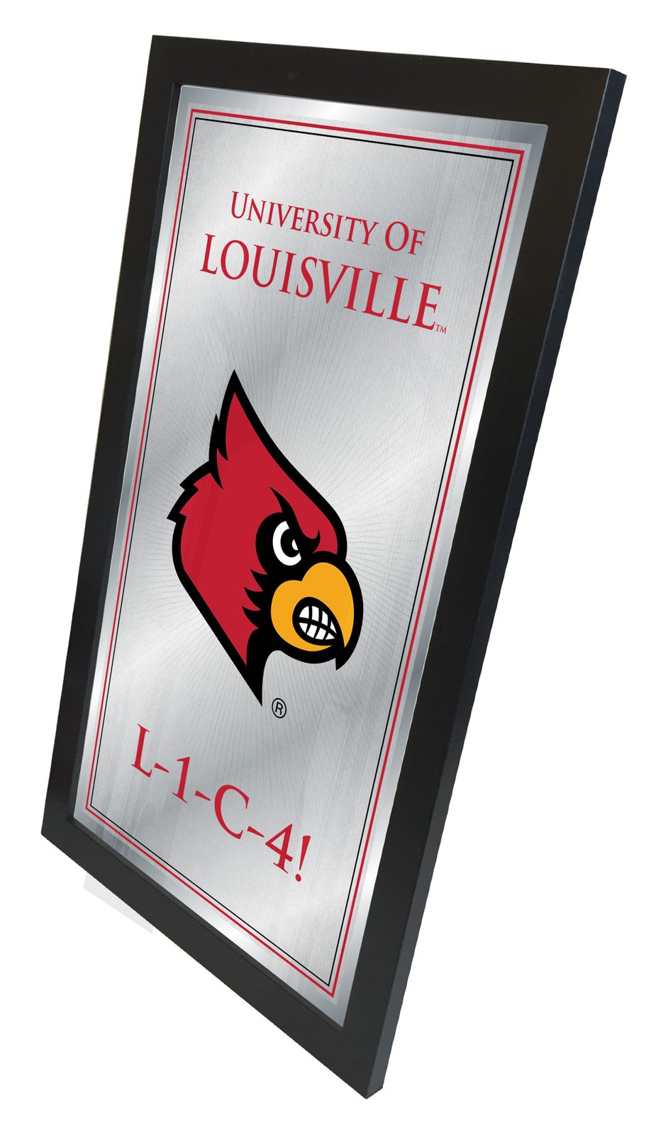 University of Louisville 26x15 Fight Song Wall Mirror 2 University of Louisville 26x15 Fight Song Wall Mirror - Image 2