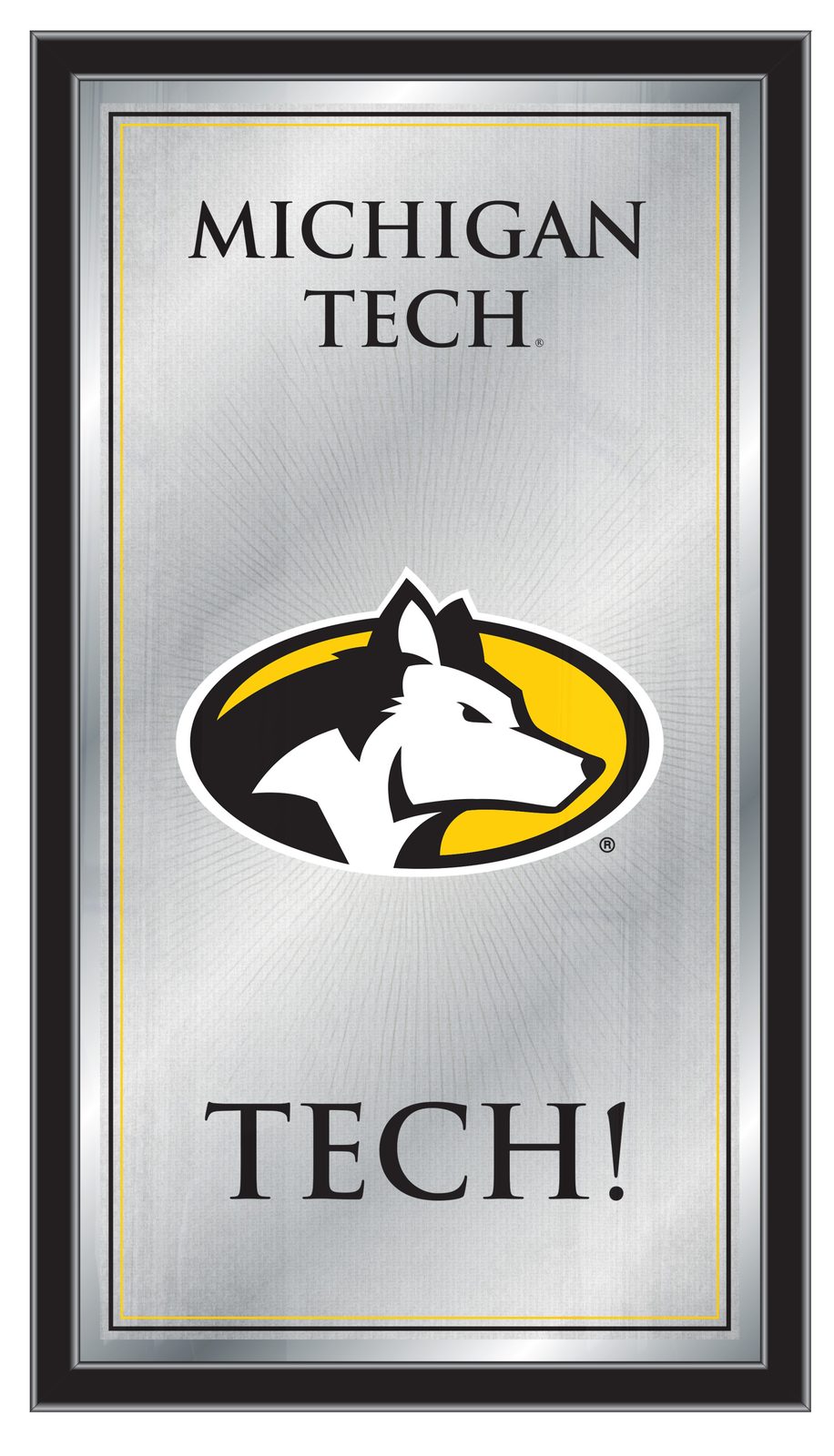 Michigan Tech University 26x15 Fight Song Wall Mirror 1 Michigan Tech University 26x15 Fight Song Wall Mirror