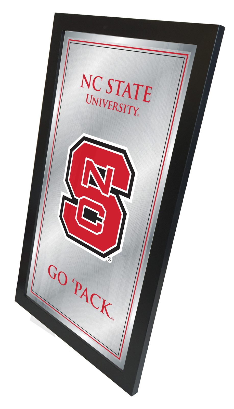 North Carolina State University 26x15 Fight Song Wall Mirror 2 North Carolina State University 26x15 Fight Song Wall Mirror - Image 2