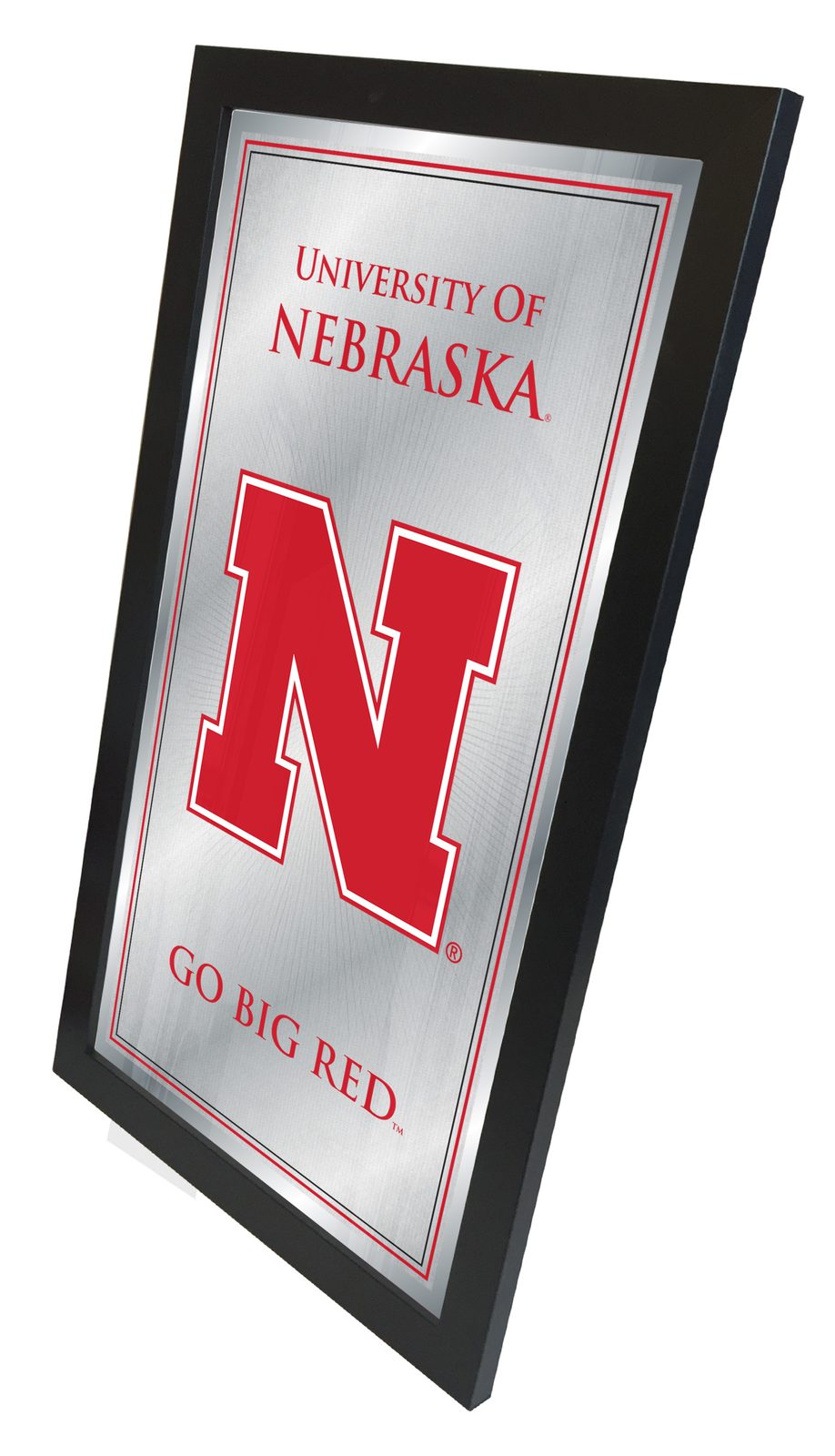 University of Nebraska 26x15 Fight Song Wall Mirror 2 University of Nebraska 26x15 Fight Song Wall Mirror - Image 2