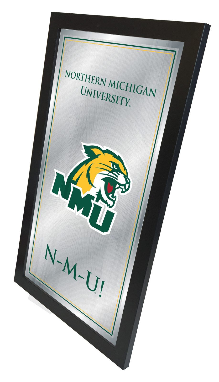 Northern Michigan University 26x15 Fight Song Wall Mirror 2 Northern Michigan University 26x15 Fight Song Wall Mirror - Image 2