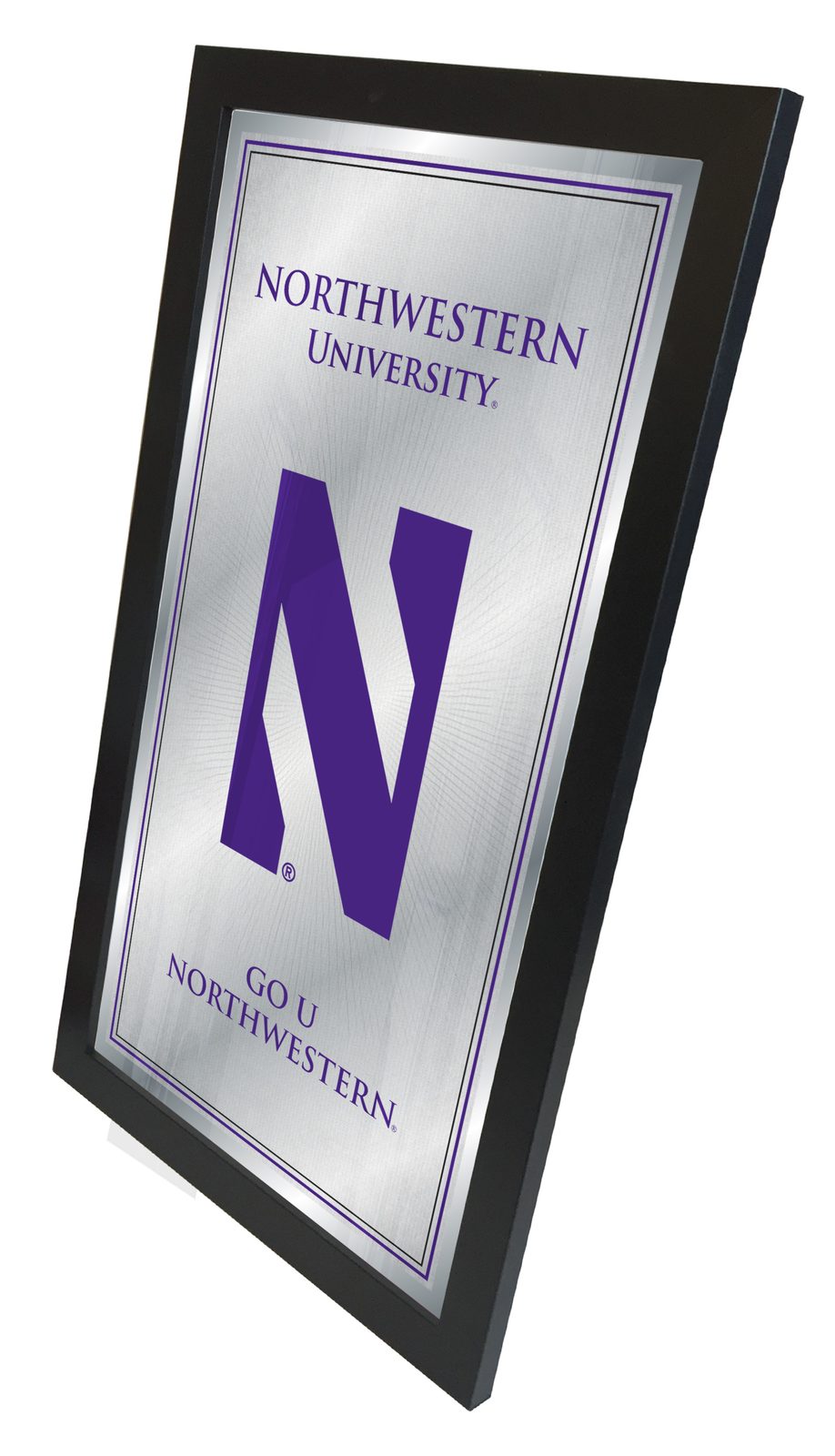 Northwestern University 26x15 Fight Song Wall Mirror 2 Northwestern University 26x15 Fight Song Wall Mirror - Image 2