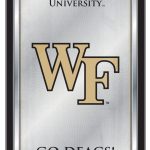 Wake Forest University 26x15 Fight Song Wall Mirror 3 Wake Forest University 26x15 Fight Song Wall Mirror