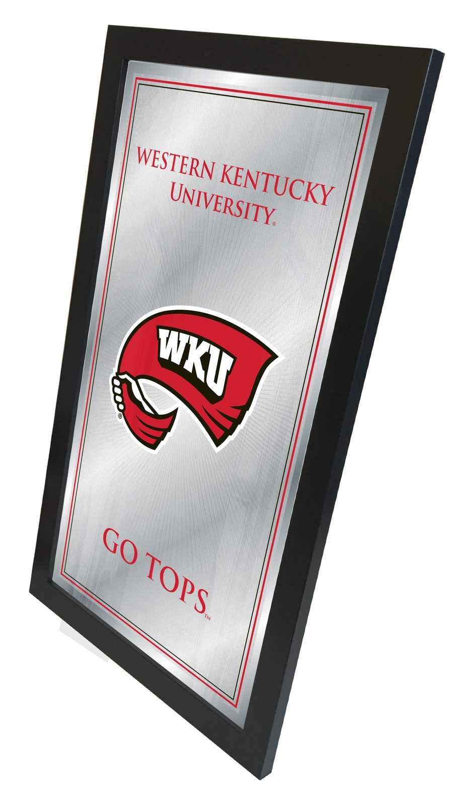 Western Kentucky University 26x15 Fight Song Wall Mirror 2 Western Kentucky University 26x15 Fight Song Wall Mirror - Image 2