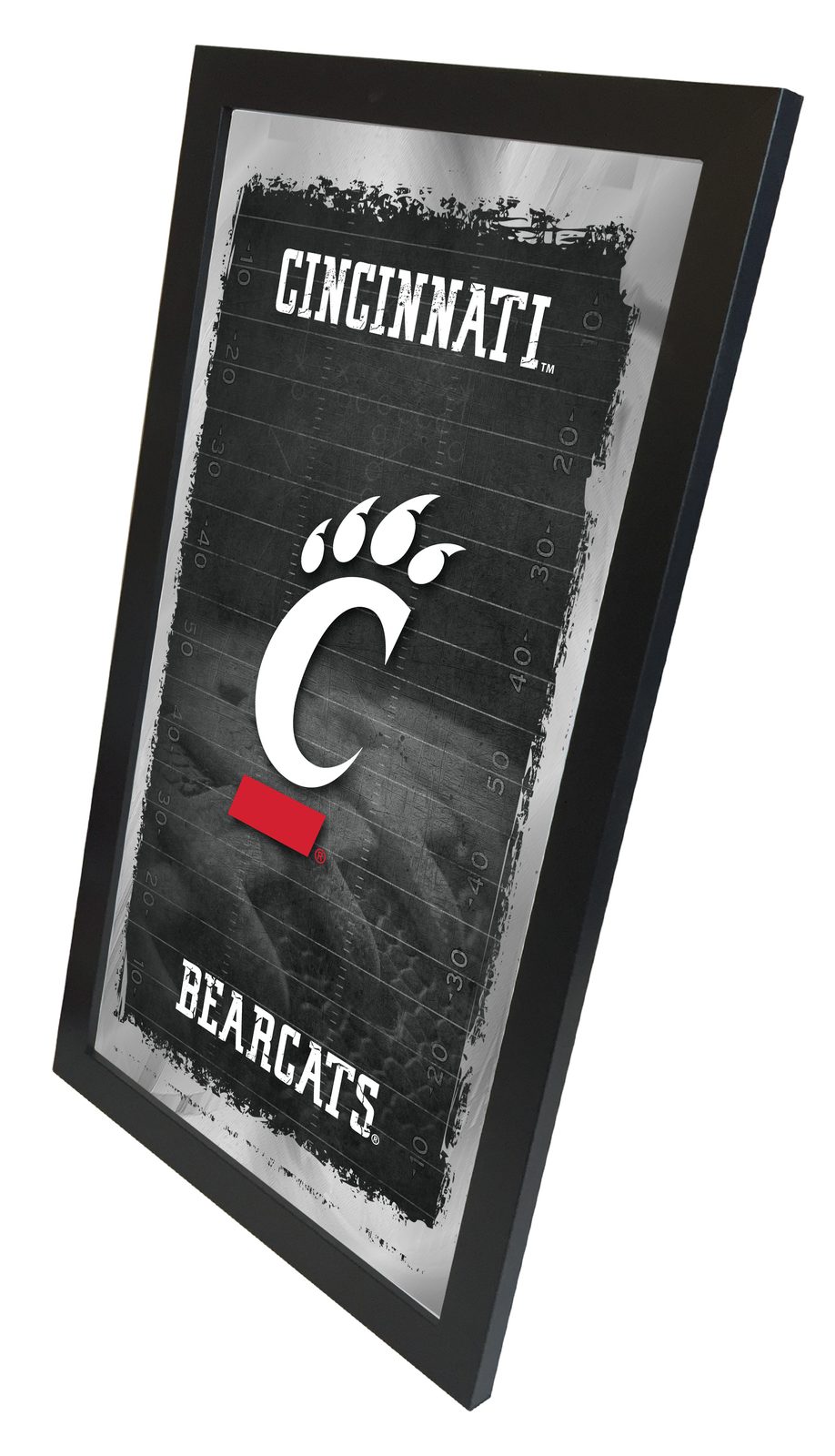 University of Cincinnati 15x26 Football Wall Mirror 2 University of Cincinnati 15x26 Football Wall Mirror - Image 2