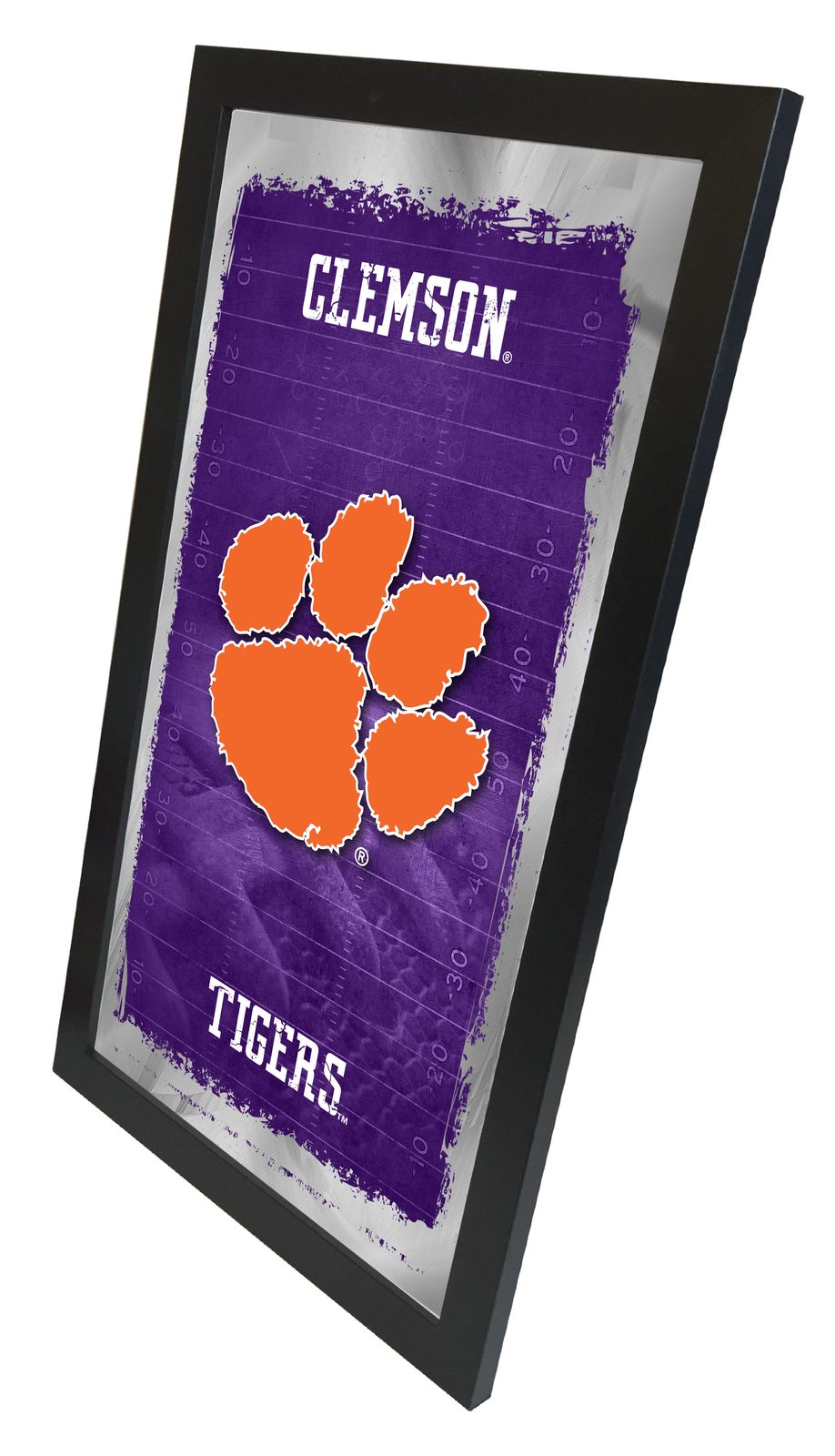 Clemson 15x26 Football Wall Mirror 2 Clemson 15x26 Football Wall Mirror - Image 2