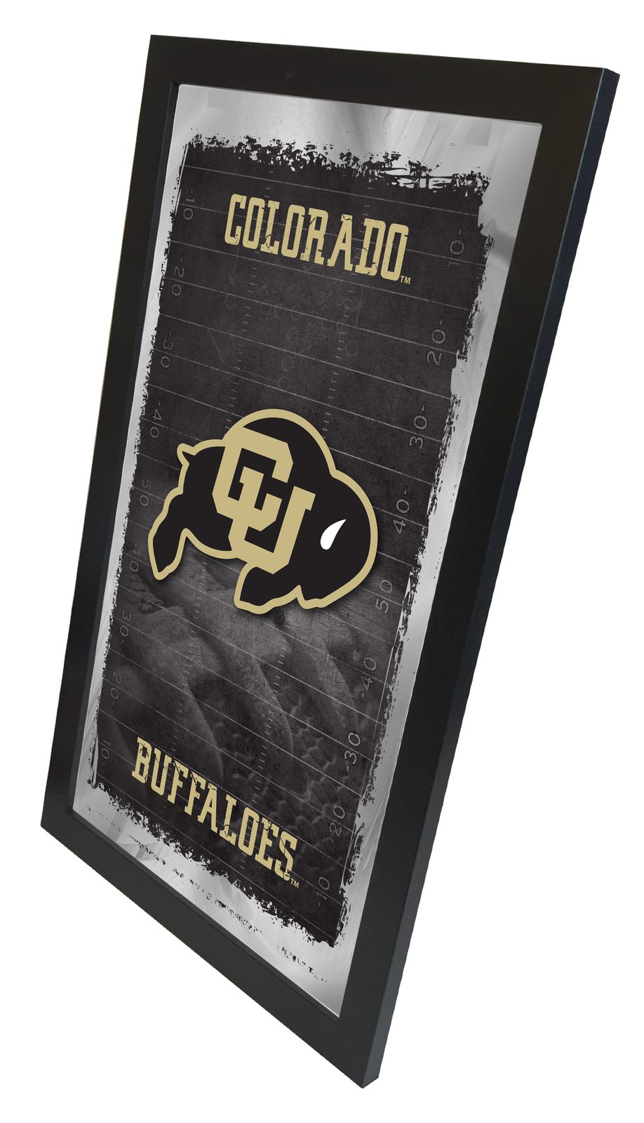 University of Colorado 15x26 Football Wall Mirror 2 University of Colorado 15x26 Football Wall Mirror - Image 2