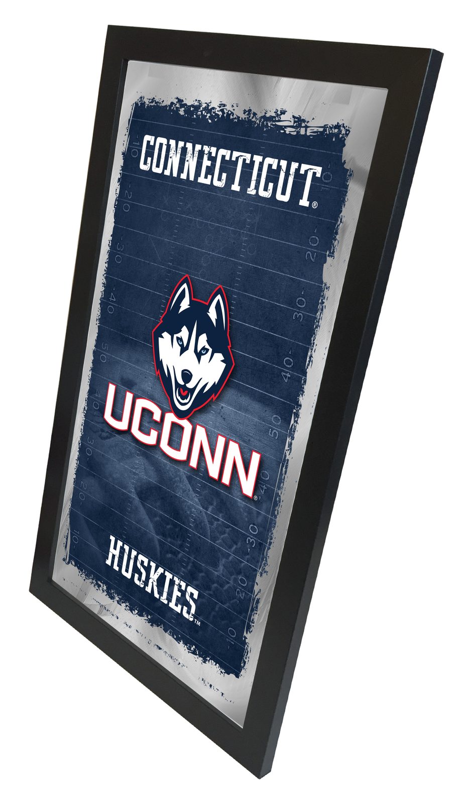 University of Connecticut 15x26 Football Wall Mirror 2 University of Connecticut 15x26 Football Wall Mirror - Image 2