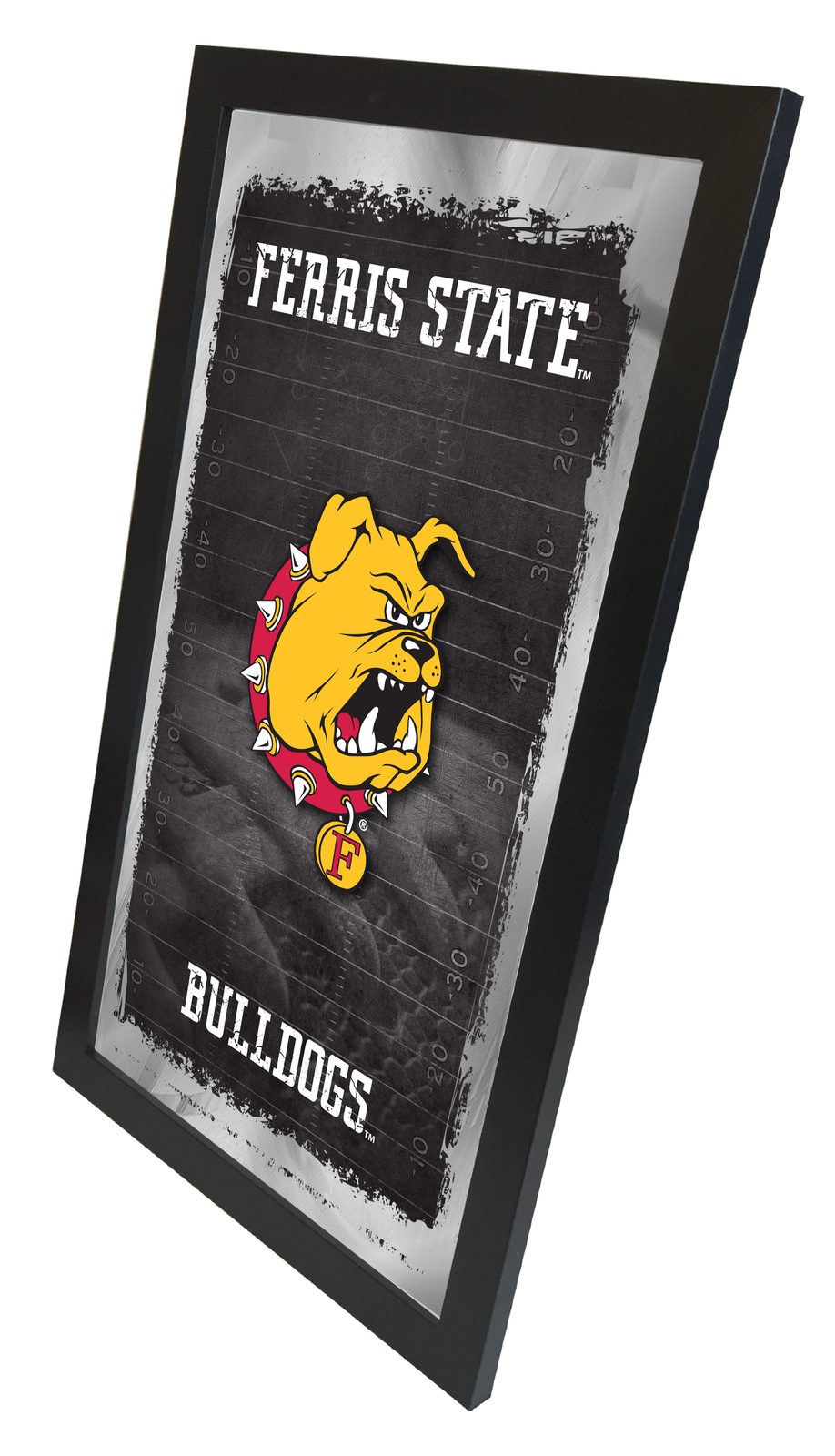 Ferris State University 15x26 Football Wall Mirror 2 Ferris State University 15x26 Football Wall Mirror - Image 2