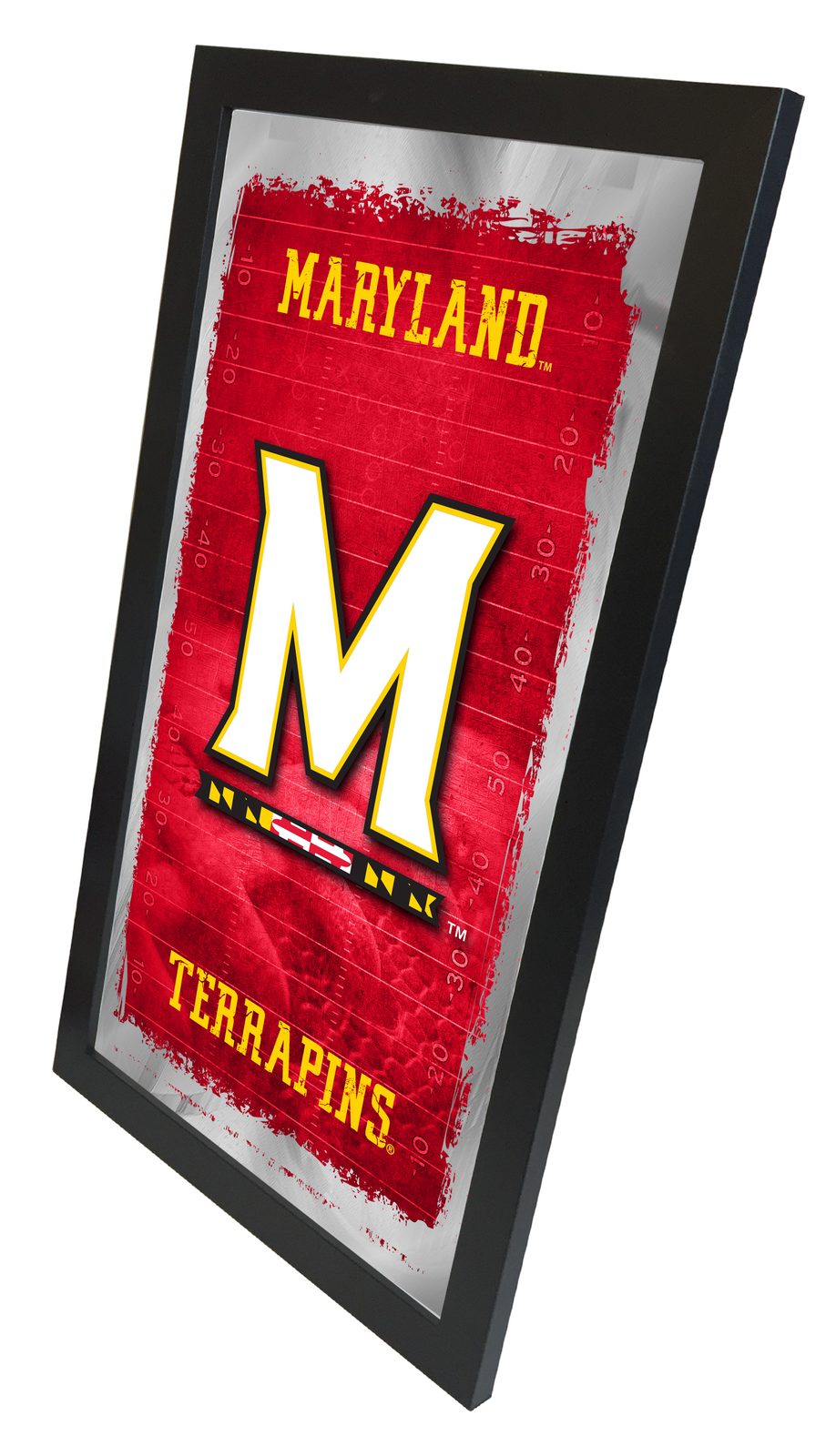 University of Maryland 15x26 Football Wall Mirror 2 University of Maryland 15x26 Football Wall Mirror - Image 2