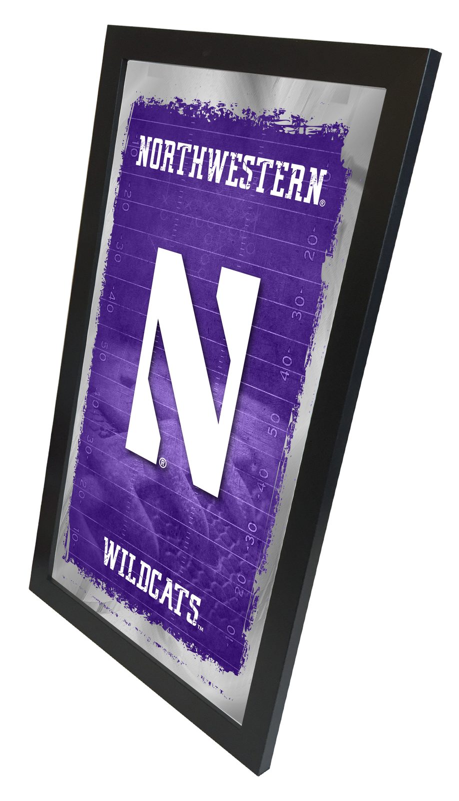 Northwestern University 15x26 Football Wall Mirror 2 Northwestern University 15x26 Football Wall Mirror - Image 2