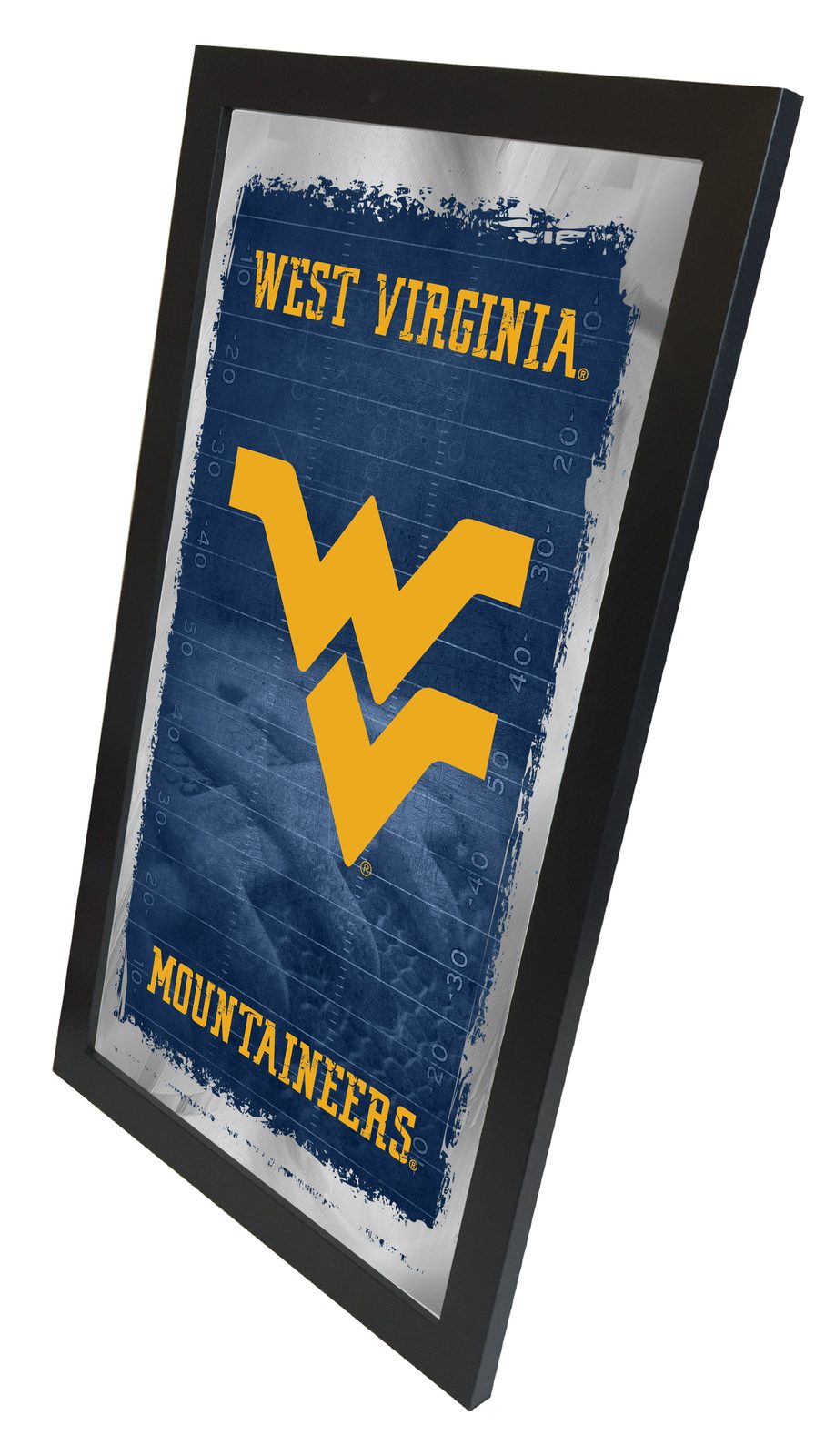 West Virginia University 15x26 Football Wall Mirror 2 West Virginia University 15x26 Football Wall Mirror - Image 2