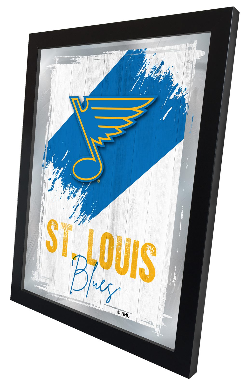 St Louis Blues 17x22 Logo Wall Mirror (Alternate) 2 St Louis Blues 17x22 Logo Wall Mirror (Alternate) - Image 2