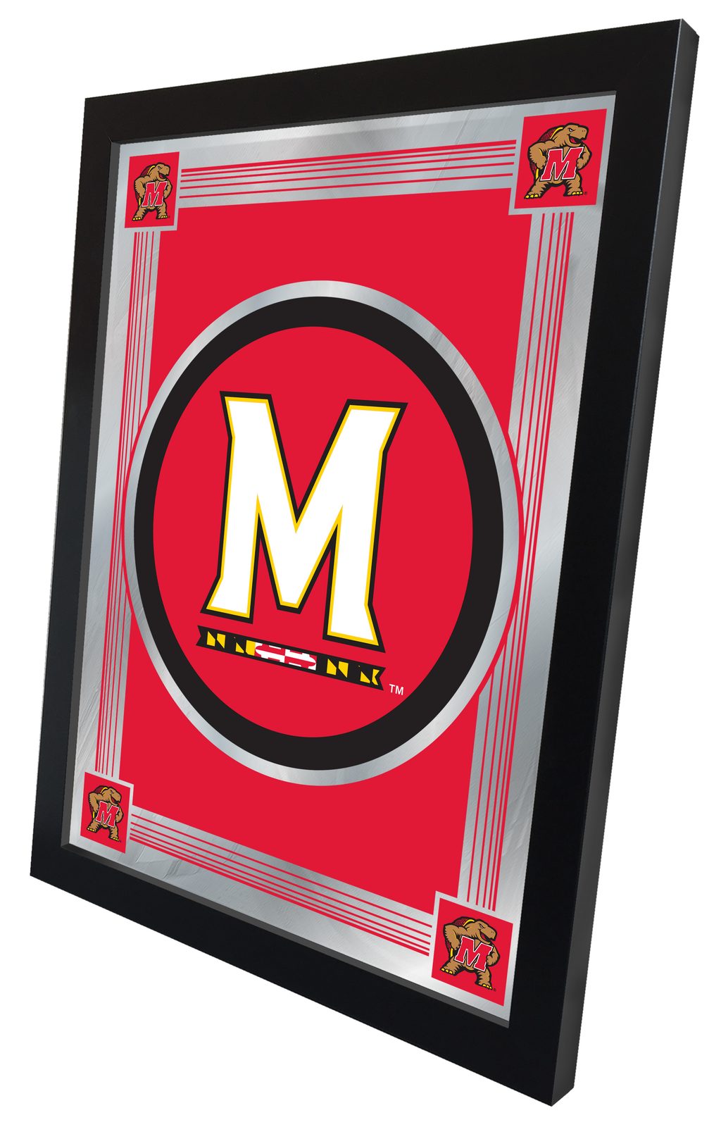 University of Maryland 17x22 Logo Wall Mirror 2 University of Maryland 17x22 Logo Wall Mirror - Image 2