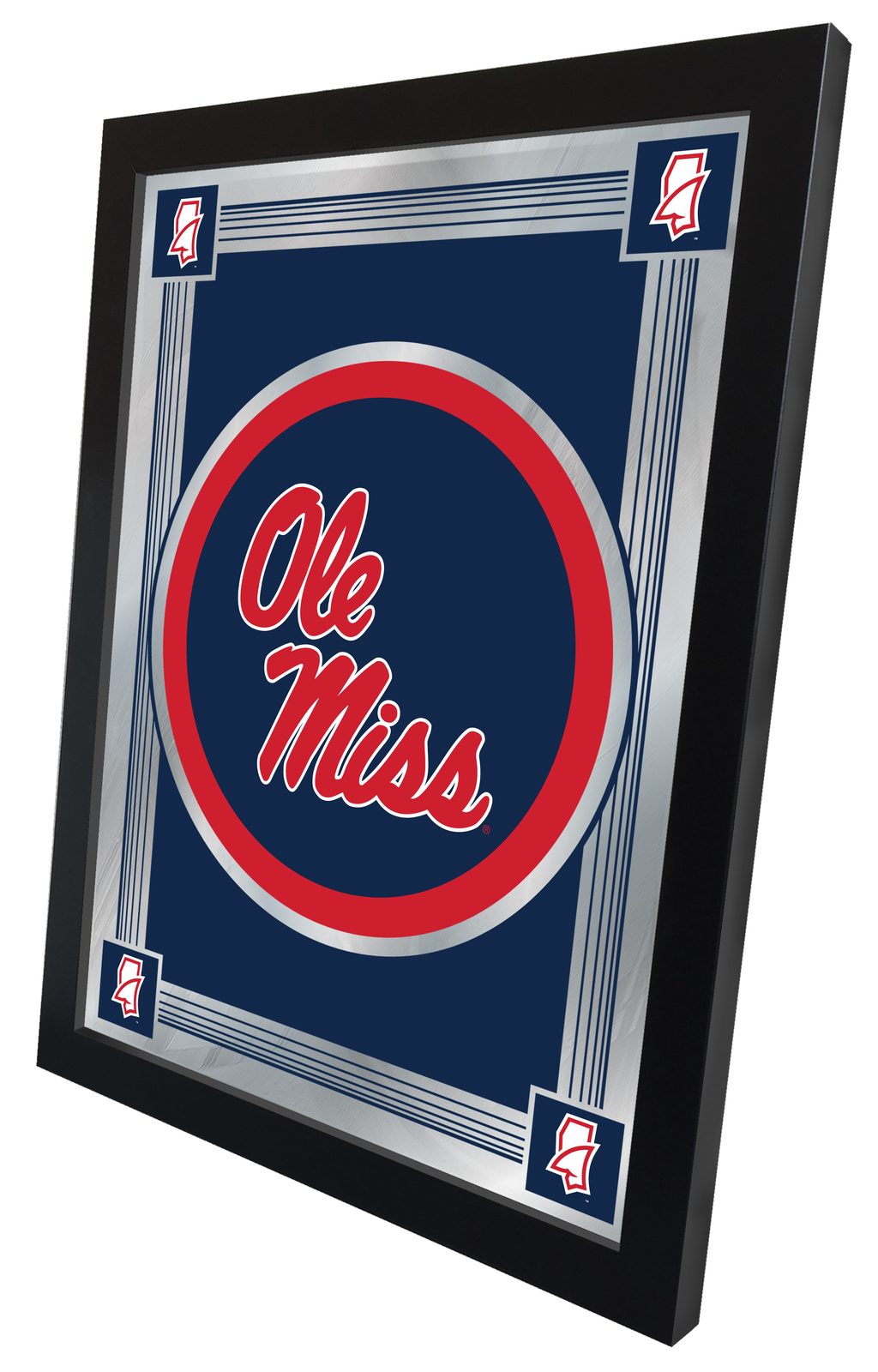 University of Mississippi 17x22 Logo Wall Mirror 2 University of Mississippi 17x22 Logo Wall Mirror - Image 2