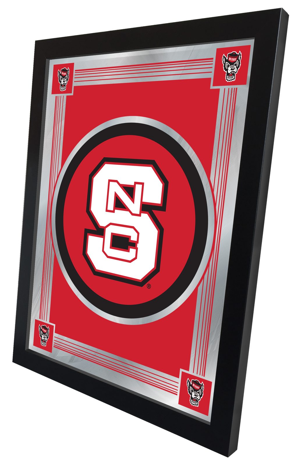 North Carolina State University 17x22 Logo Wall Mirror 2 North Carolina State University 17x22 Logo Wall Mirror - Image 2