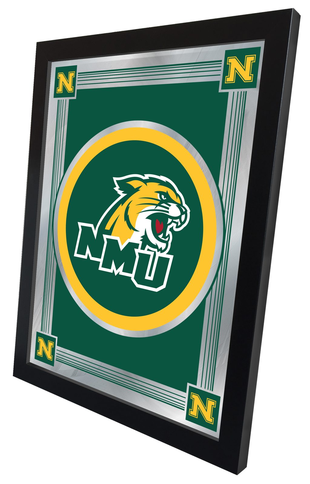 Northern Michigan University 17x22 Logo Wall Mirror 2 Northern Michigan University 17x22 Logo Wall Mirror - Image 2
