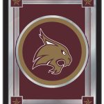 Texas State University 17x22 Logo Wall Mirror