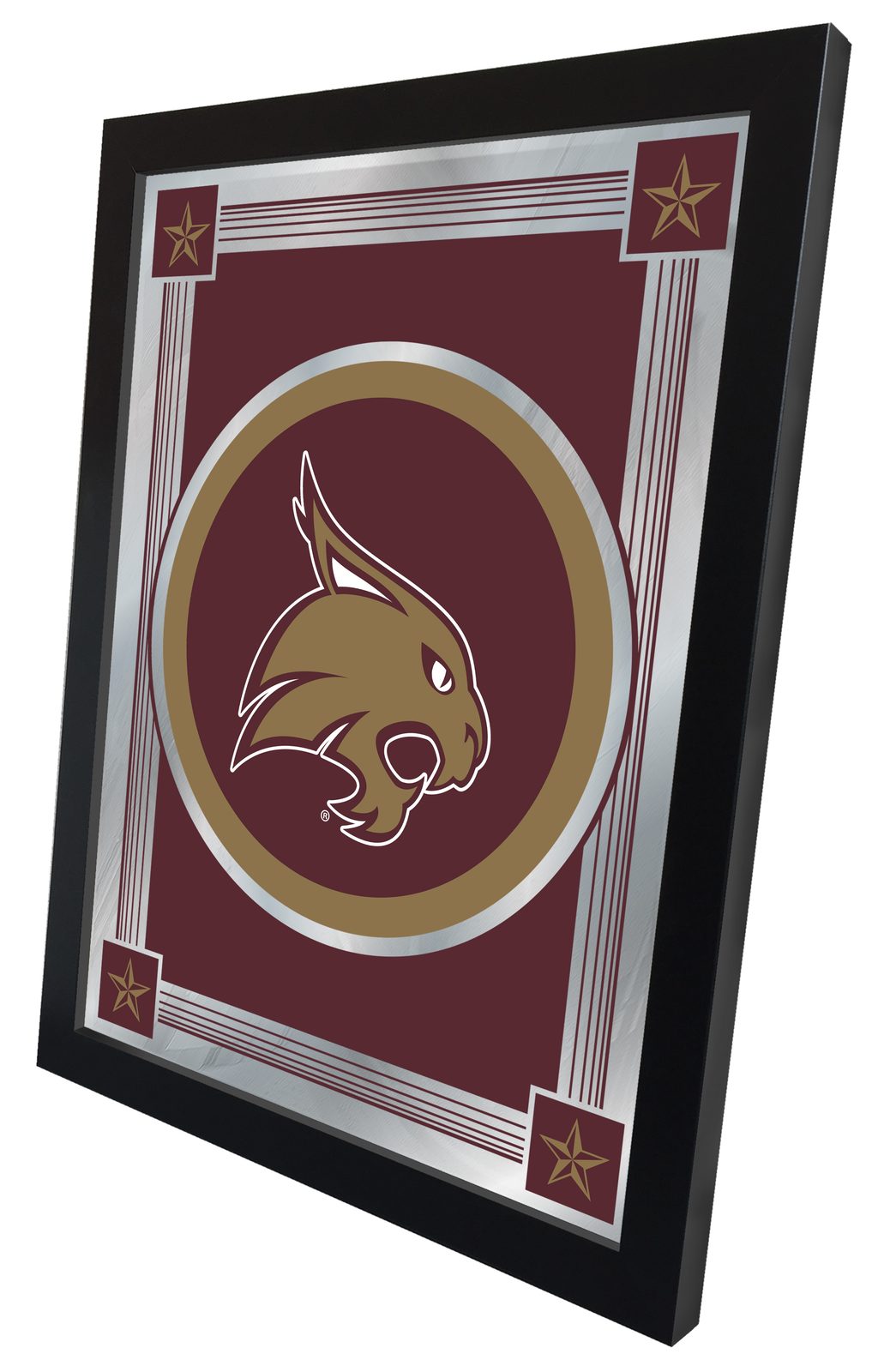 Texas State University 17x22 Logo Wall Mirror 2 Texas State University 17x22 Logo Wall Mirror - Image 2