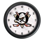 Anaheim Ducks 14-Inch Indoor/Outdoor LED Wall Clock in Black 3 Anaheim Ducks 14-Inch Indoor/Outdoor LED Wall Clock in Black