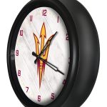 Arizona State University (Pitchfork) 14-Inch Indoor/Outdoor LED Wall Clock in Black 4 Arizona State University (Pitchfork) 14-Inch Indoor/Outdoor LED Wall Clock in Black