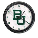 Baylor University 14-Inch Indoor/Outdoor LED Wall Clock in Black 3 Baylor University 14-Inch Indoor/Outdoor LED Wall Clock in Black