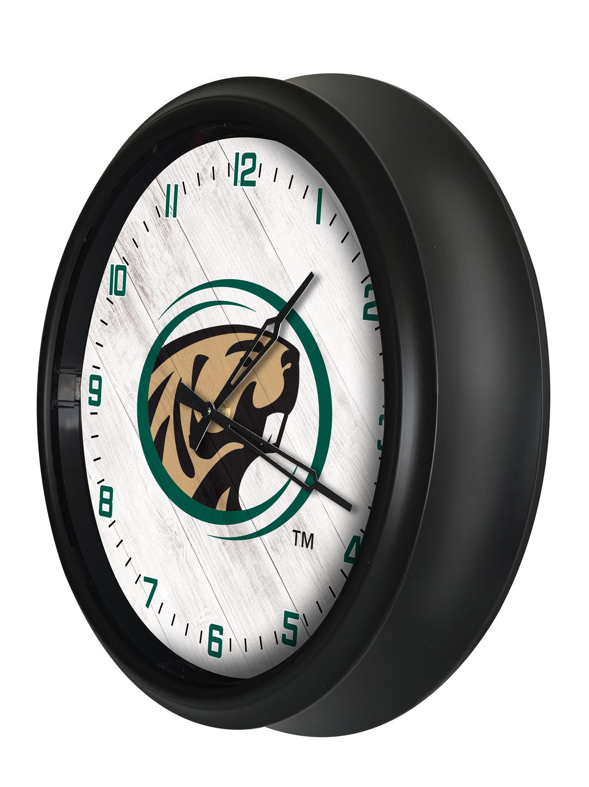 Bemidji State University 14-Inch Indoor/Outdoor LED Wall Clock in Black 2 Bemidji State University 14-Inch Indoor/Outdoor LED Wall Clock in Black - Image 2