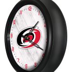 Carolina Hurricanes 14-Inch Indoor/Outdoor LED Wall Clock in Black 4 Carolina Hurricanes 14-Inch Indoor/Outdoor LED Wall Clock in Black