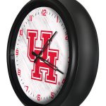 University of Houston 14-Inch Indoor/Outdoor LED Wall Clock in Black 4 University of Houston 14-Inch Indoor/Outdoor LED Wall Clock in Black