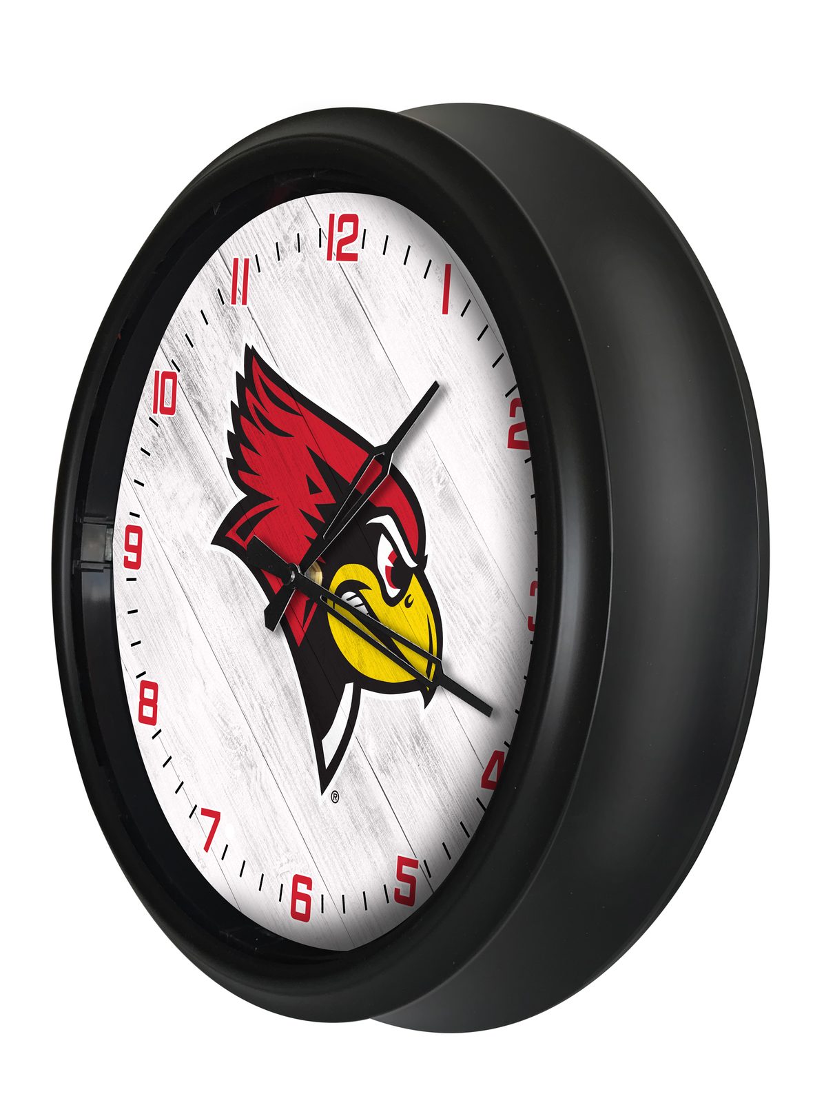 Illinois State University 14-Inch Indoor/Outdoor LED Wall Clock in Black 2 Illinois State University 14-Inch Indoor/Outdoor LED Wall Clock in Black - Image 2