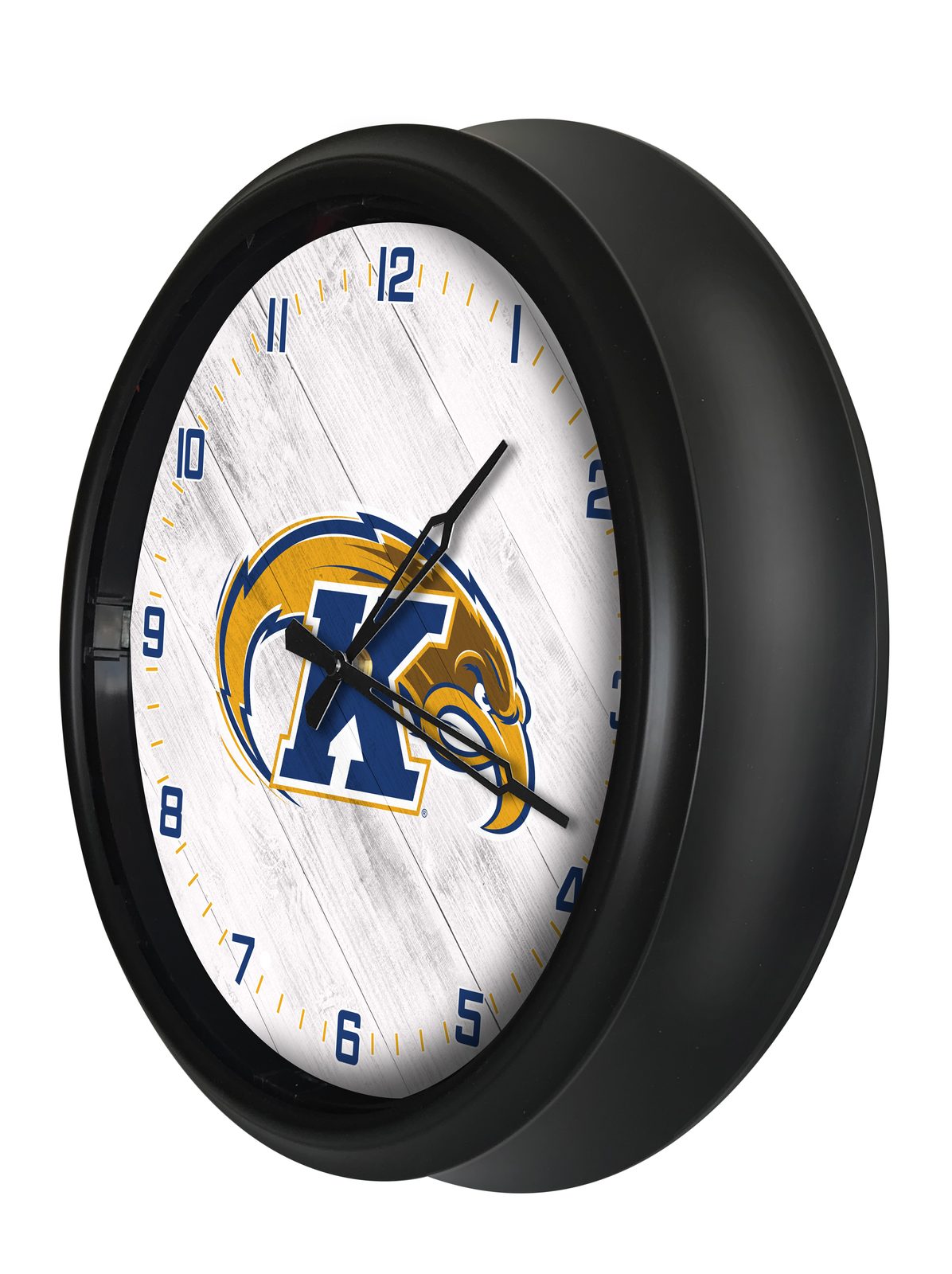 Kent State University 14-Inch Indoor/Outdoor LED Wall Clock in Black 2 Kent State University 14-Inch Indoor/Outdoor LED Wall Clock in Black - Image 2