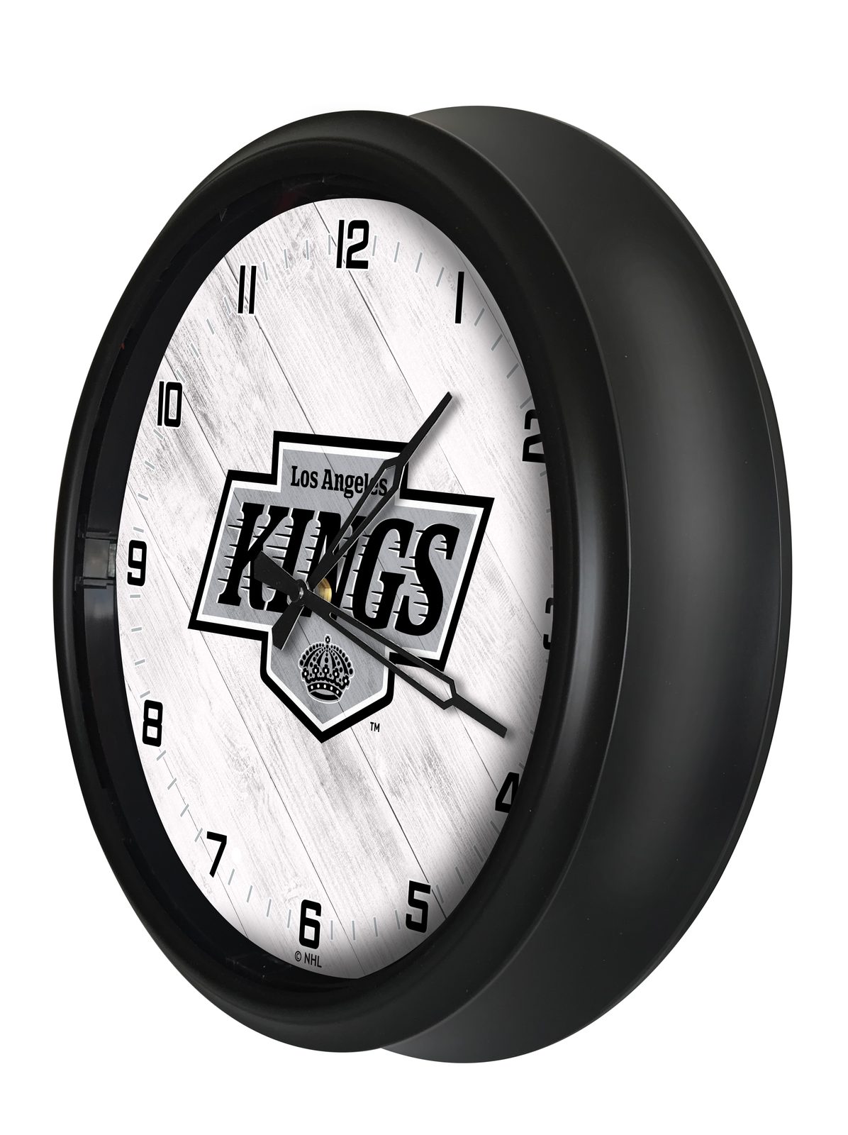 Los Angeles Kings 14-Inch Indoor/Outdoor LED Wall Clock in Black 2 Los Angeles Kings 14-Inch Indoor/Outdoor LED Wall Clock in Black - Image 2