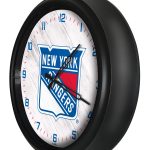 New York Rangers 14-Inch Indoor/Outdoor LED Wall Clock in Black 4 New York Rangers 14-Inch Indoor/Outdoor LED Wall Clock in Black