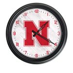University of Nebraska 14-Inch Indoor/Outdoor LED Wall Clock in Black 3 University of Nebraska 14-Inch Indoor/Outdoor LED Wall Clock in Black