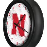 University of Nebraska 14-Inch Indoor/Outdoor LED Wall Clock in Black 4 University of Nebraska 14-Inch Indoor/Outdoor LED Wall Clock in Black